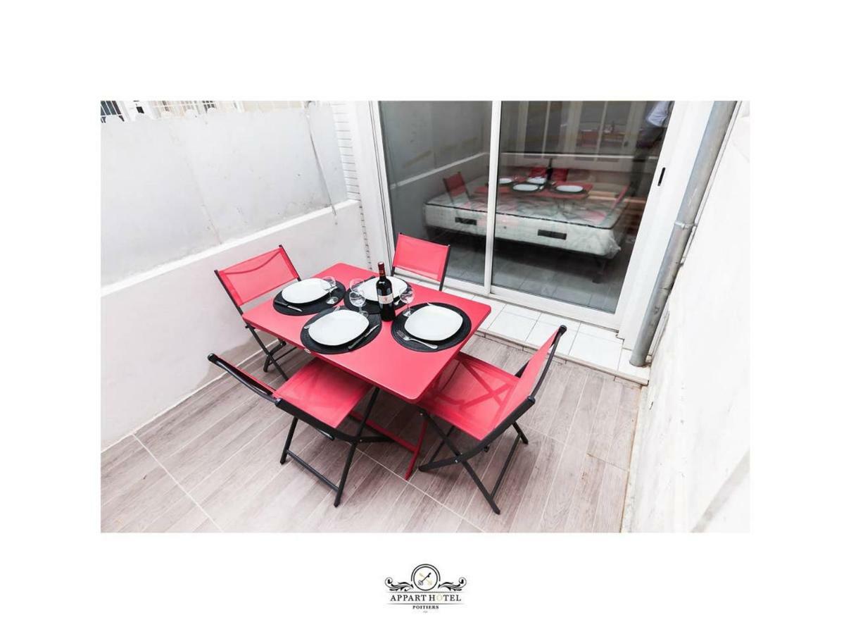 La Suite T2 40M2 Avec Terrasse 1Ch-4Pers Appart Hotel ポアティエ エクステリア 写真
